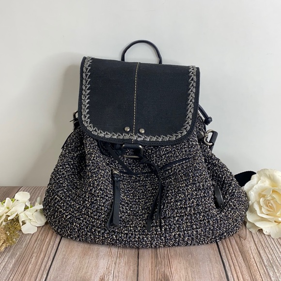 The Sak Avalon Convertible Crochet Backpack - Picture 1 of 8